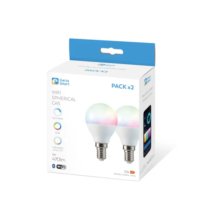 Garza Bombilla Wifi Esférica E14 - 1