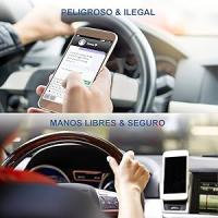TEMCO 4 Láminas metálicas para movil, Placa Metal Adhesiva para Iman Coche movil 4 Piezas - Chapas metalicas Muy Finas con Adhesivo para Soporte de movil para coche, para Soporte magnético, Plateado & Negro - details 3