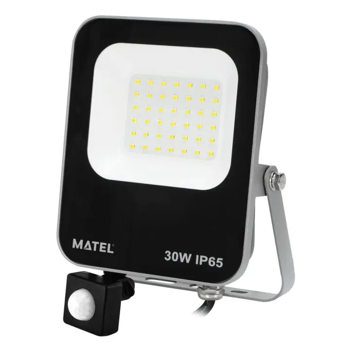MATEL Proyector LED Sensor Samsung 30W Luz Fría Ahorro Energía - 1