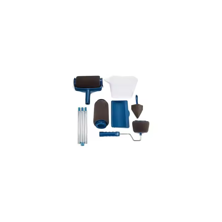 Mediawave Store 2 Pcs Anti Drop Painting Roller con tanque recargable y mango extensible Garden and Home Hardware Manual Tools Multitools DIY Herramienta inalámbrica - 1