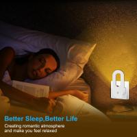 Luz Nocturna De Pared Con Sensor De Atardecer EU/US Plug Bombilla LED Caliente Blanca Ahorro De Energía Para Habitación De Niños - details 0