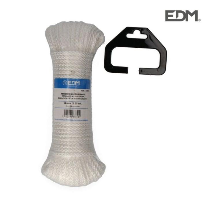Cable Paralelo Textil Trenzado 2x1mm Blanco 25 Metros - Para Instalaciones Eléctricas, Decoración, Manualidades