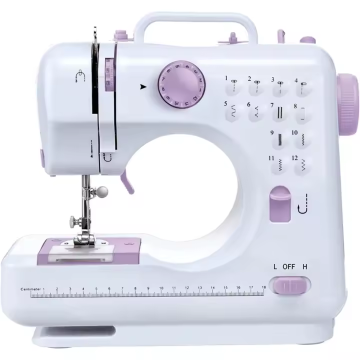 Máquina de Coser Portátil 12 Puntadas Diferentes with Pedal y Lámpara Integrada - 1