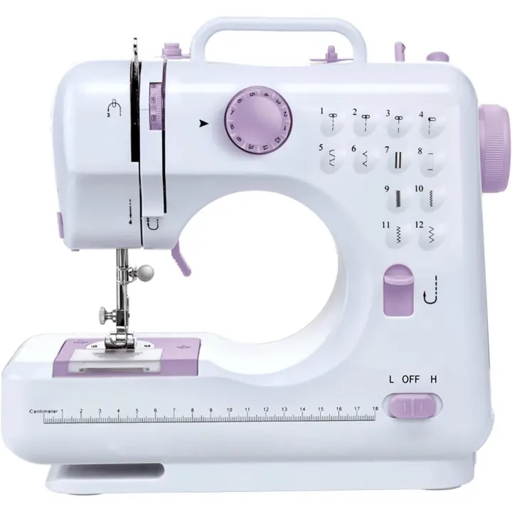 Máquina de Coser Portátil 12 Puntadas Diferentes with Pedal y Lámpara Integrada - 1