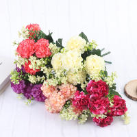 Bouquet De 1 Vaso De Hiedra Artificial Con 5 Cabezas De Algodón Decoración De Hogar Y Boda Falsa Lujo Para Interior Y Exterior - details 16