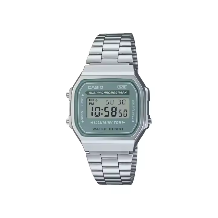 Casio VINTAGE A168WA-3AYES Reloj Unisex - Digital resistente al agua - 1