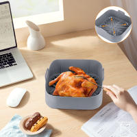 Juego De Bandejas De Silicona Para Aire Frito De 8 Pulgadas Moldes De Hornear Antiadherentes Accesorios De Cocina Y Horno Libres De BPA - details 3