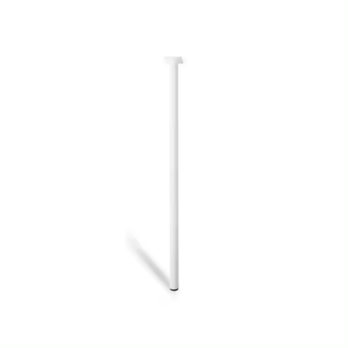 BUREI Pata Cilíndrica Acero Blanco Modelo 401G Medidas ø3x80cm - Herrajes para Muebles - 1