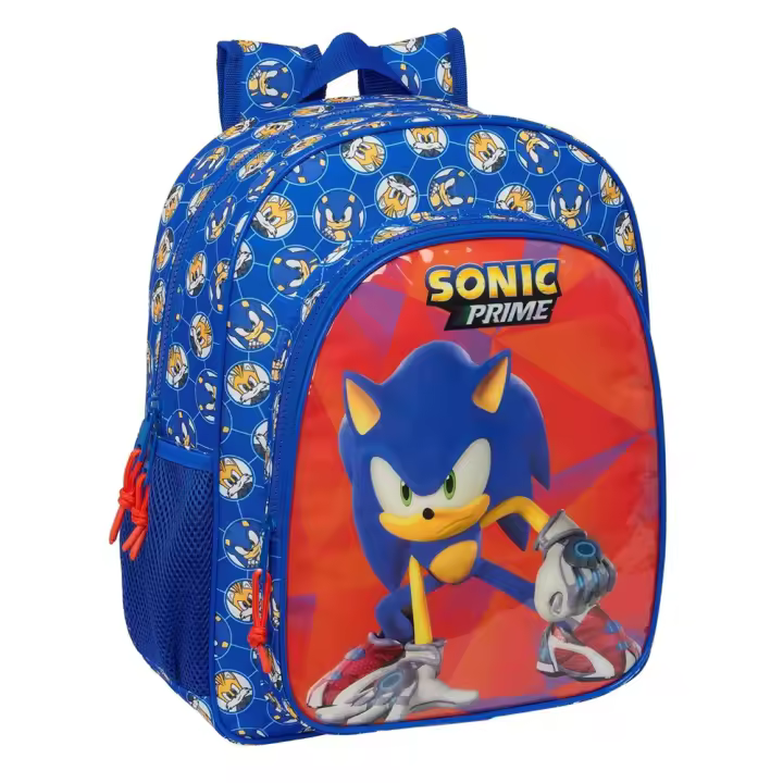 MOCHILA JUNIOR ADAPTABLE A CARRO SONIC "PRIME" 32X38X12 CM (Safta 612495640) - 1