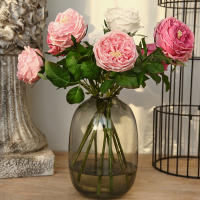 Rosa Artificial De Seda Para Decoración De Bodas Y Fiestas Toque Realista Decoración De Hogar Y Boda Flor Artificial De Rosa - details 1