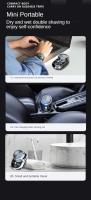 Afeitadora Eléctrica Portátil Para Hombres Recargable USB Afeitadora De Barba Y Cuerpo Desmontable Para Viajes Uso Seco Y Humedo - details 3