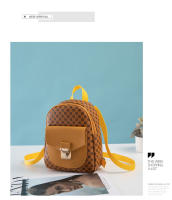 Nueva Mochila Para Mujer Moda Casual Con Estampado Cierre De Puntera Pequeña Mochila De Libros Material PU Con Lining De Poliéster - details 23