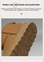 Botas De Invierno Elegantes Para Mujer Botas De Rodilla Y Tobillo Con Diseño De Luna Botas De Cuero Artificial Suela De Goma Talla Verdadera Para Adultos - details 7