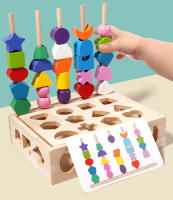 Juguetes De Madera Montessori Para Niños Juego De Aprendizaje Temprano Con Colores Y Formas Caja De Resolución De Problemas Educativa Para Niños Mayores De 3 Años - details 8