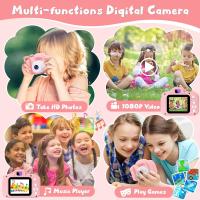 Cámara digital para niños, Cámara para niños Pequeños, Cámara para niños con Pantalla de 2 pulgadas y Tarjeta SD de 32 GB, Cámara para niños, juguetes para Niños Mayores de 6 años, 6, 7 Y 8 años - details 1