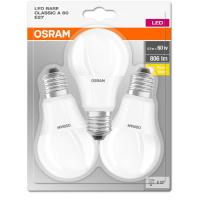 3 Bombillas OSRAM LED  - 8.5W 827 Frosted E27 - details 0