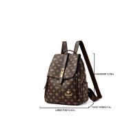 Mochila Para Mujer De Cuero Sintético De Alta Calidad Mochila De Libros Mochila Suave Para Estudiantes Viaje Floral Vintage - details 1