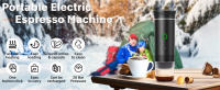 Cafetera portátil de viaje, 3 en 1, de calentamiento rápido, 12 V, autocalentamiento de 4 a 6 minutos, cápsulas grandes, café molido, para camping, oficina, casa y coche. - details 0