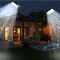 Lámpara Solar 138LED con Remoto Control 3 Modos de Trabajo Luz de Calle Solar Súper Brillante Resistente al Agua Sensor de Movimiento para Jardín Exterior - details 13