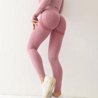 Leggings Deportivos Sin Costuras Para Mujer Cintura Alta Elástica Sólida Yoga Gimnasio Entrenamiento Pantalones De Correr Accesorios De Gimnasio - details 3