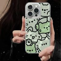 Funda Transparente De Silicona Para iPhone 14 13 15 16 Con Diseño De Gatos Y Perros Protección Completa Antichoque Antideslizante Resistente a Golpes Y Arañazos - details 2