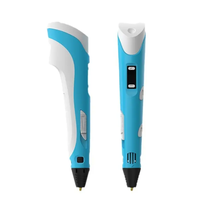 3d Printing Pen With Display Includes 3d Pen, 3 Starter Colors Of Pla Filament, Stencil Book  Projec - 1