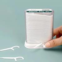 Higienizador Oral Automático De Viaje Organizador De Hilo Dental Desechable Fibra De Polietileno Herramienta De Limpieza Dental Para Adultos - details 4