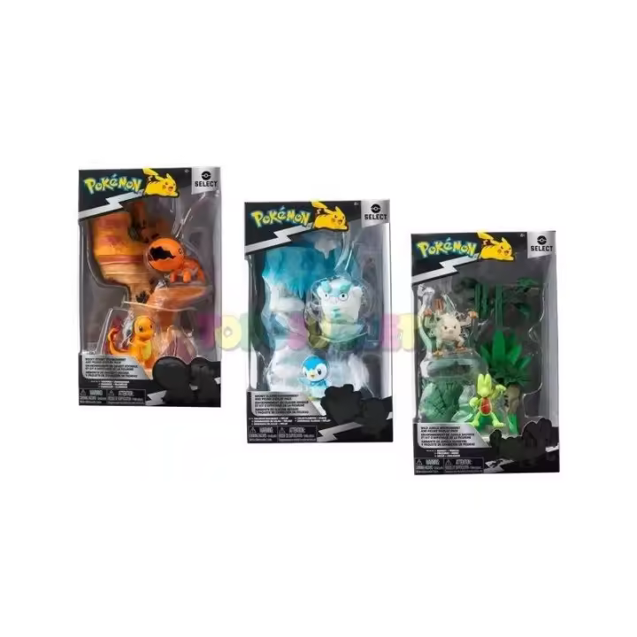 Jazwares PACK POKEMON MINI MUNDOS - Colección Pokémon - 2 Figuras Aleatorias - 1