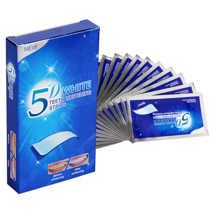 14 tiras blanqueadoras de dientes 5D, blanqueamiento dental, eliminación profesional de manchas de dientes, blanqueamiento de dientes - 1