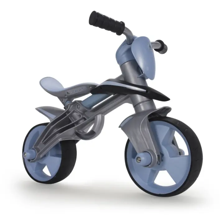 INJUSA - Bicicleta Infantil de Equilibrio Jumper | Bici sin Pedales para Niños de 2 a 5 Años | Balance Bike con Chasis Resistente | Cubiertas de Goma EVA en las Ruedas | Casco Incluido | Color Azul o Rosa - 1