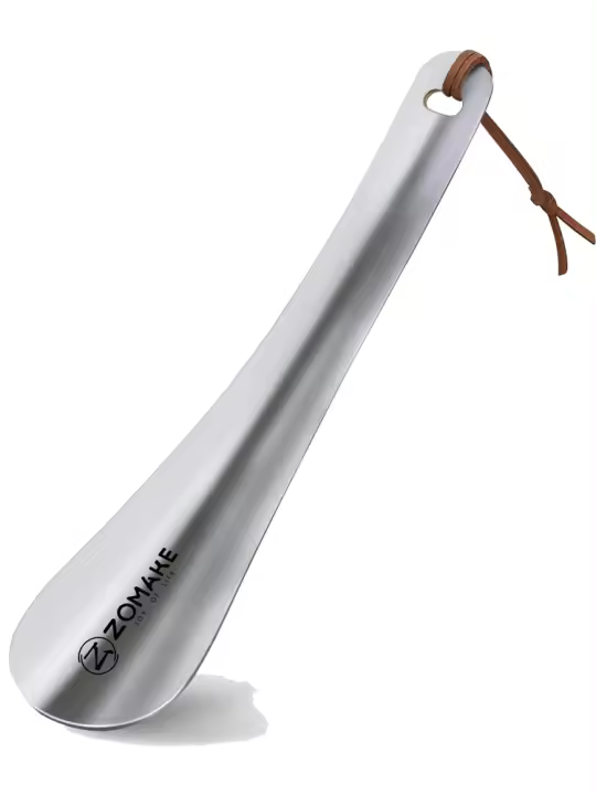Cayado De Zapato Profesional De Acero Inoxidable 7.3 Pulgadas Para Hombres Y Mujeres Ayudante De Calzado Con Viaje - 1