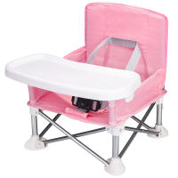 Silla De Comedor Plegable Multifuncional Para Bebés Infantil Asiento Aumentador Portátil Accesorios Para Bebés Material Plástico Unisex - details 7