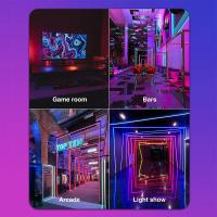 Luces De Neón LED RGBIC Dreamcolor Strip Con Control Remoto Por App Luz Flexible Cambiante De Colores IP68 Para El Hogar - details 13