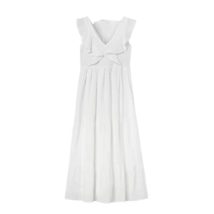 Vestido bordado Tiffosi para mujer 10054849 color blanco - 1