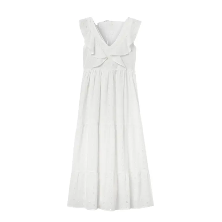 Vestido bordado Tiffosi para mujer 10054849 color blanco - 1