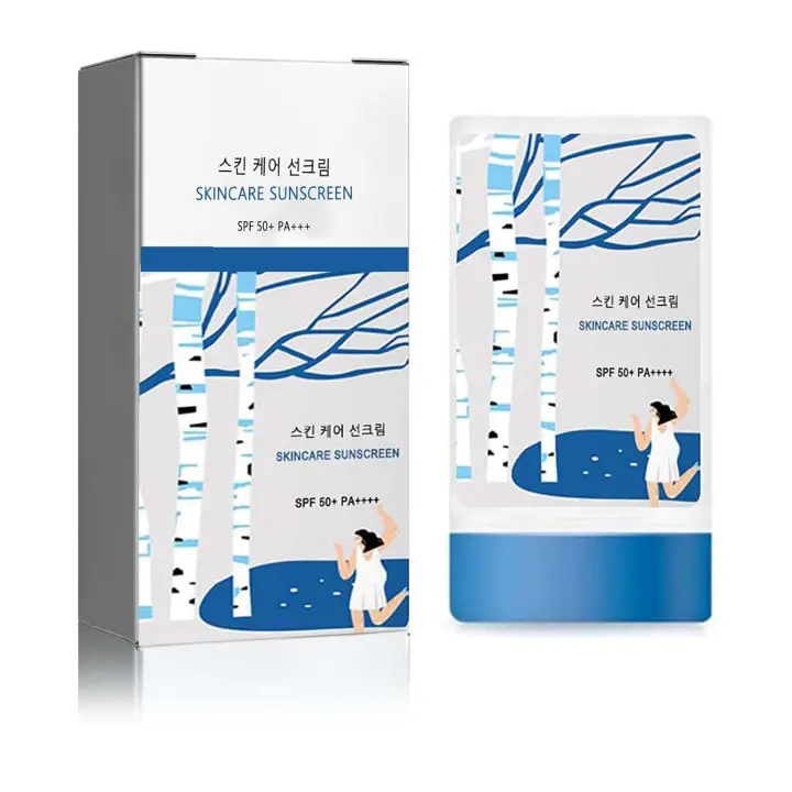 Protector solar hidratante con jugo de abedul FPS 50+ PA++++ | Nueva actualización 2024: protector solar coreano con jugo de abedul para el cuidado de la piel, hidratante facial con protección solar potente. - 1