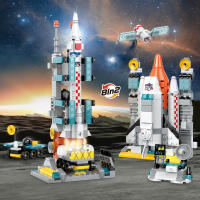 COGO DIY Bloques De Construcción Espacial Para Rocket Kit De Centro De Lanzamiento De 379 Piezas Juguetes Para Niños En Navidad - details 6