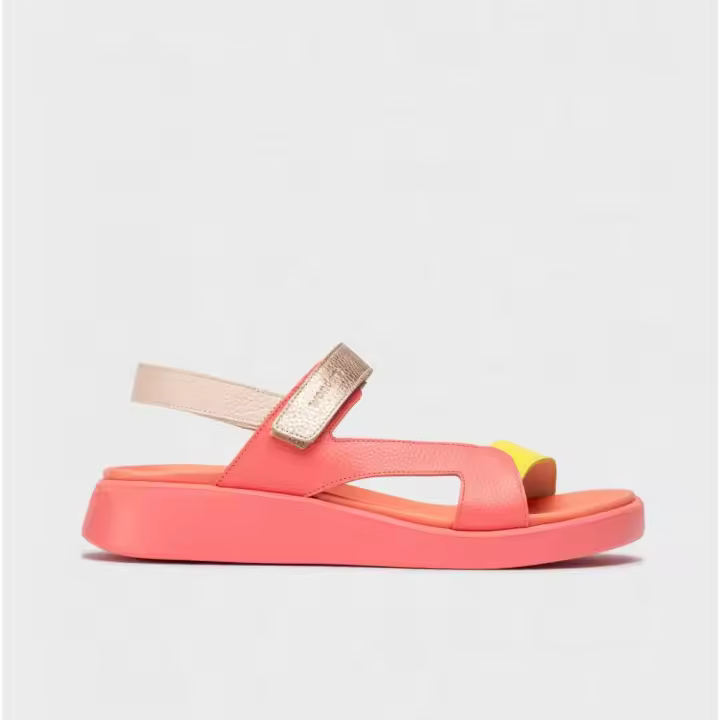 Calzado Sandalias marca Wonders modelo C-6543-Co para mujer en color rojo - 1