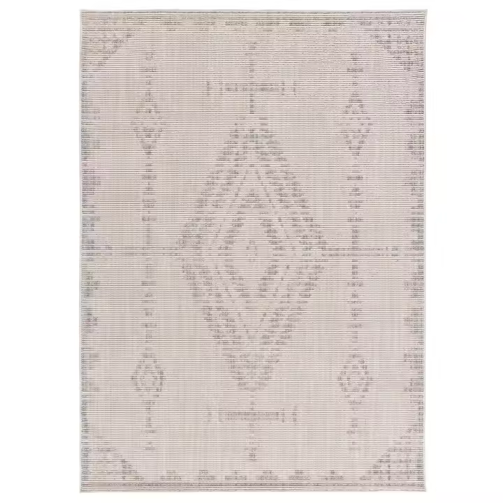 ATTICGO Alfombra de Interior Estilo Étnico con relieve en Beige - ELEMENT 9166 | 77X150, 134X200, 154X230 cm - 1