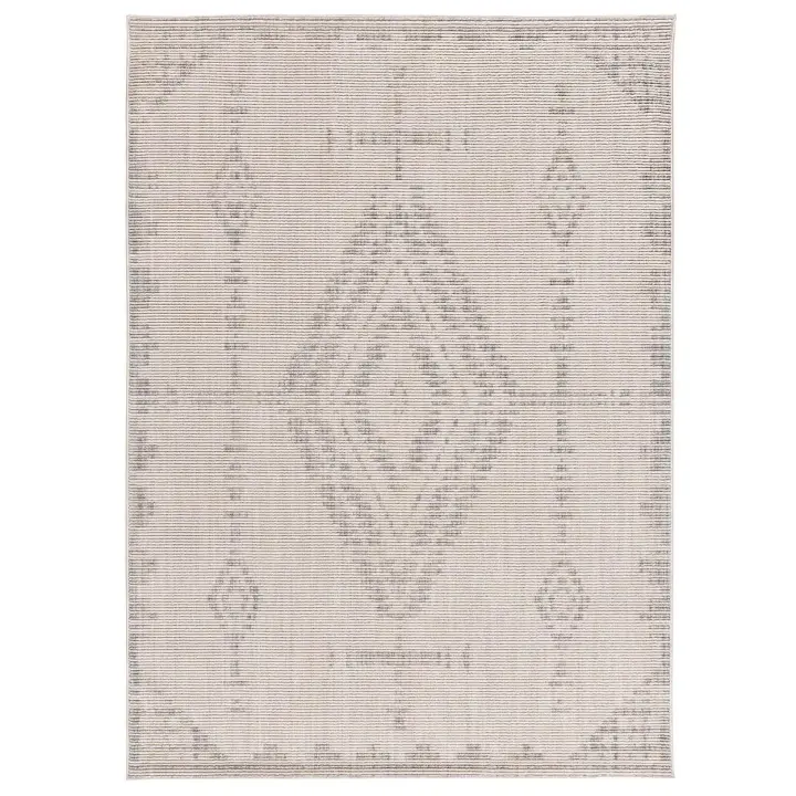 ATTICGO Alfombra de Interior Estilo Étnico con relieve en Beige - ELEMENT 9166 | 77X150, 134X200, 154X230 cm - 1