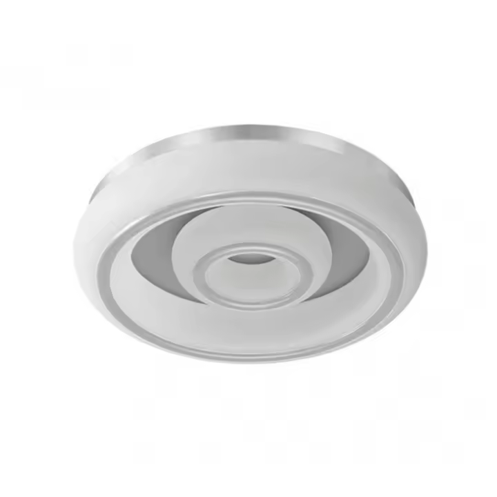 Plafon LED FABRILAMP Paris 2l 66w 3000-4000-6500k Blanco/plata 5610 Lm Regulable y con Memoria - 1