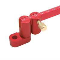 Regla De Dibujo Ajustable Compás De Aluminio Hallazgo De Centro Herramienta De Carpintería Fija Punto Marca Línea Calibradora - details 22