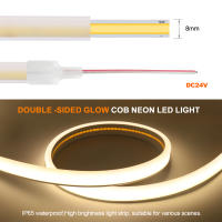 Tira De Luz LED COB Doble Lado Impermeable Flexible 12V 24V 320LEDs Alta Densidad Iluminación Lineal 0.5-20M Para Decoración De Interiores - details 9