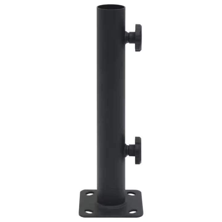 Base de Sombrilla para mástil de Ø32/34/38mm Maple Negro mate - 1