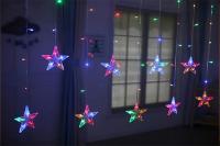 Curtain Garland LED De Estrella Y Luna Para Decoración De Eid Mubarak Y Ramadan Adorno De Navidad Para Casa Y Eventos Musulmanes Decoración De Fiesta Islámica - details 26