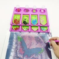 2pcs/set Organizador De Espuma Para Pintura Diamante Herramienta De Costura Mo Mosaic Accesorios Para Almacenamiento Cajas Y Contenedores - details 3