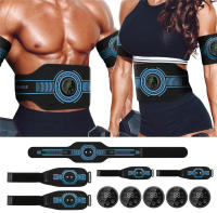 Cinturón De Estimulación Muscular EMS Para Adelgazamiento Y Modelado Corporal En Casa Y Gimnasio Para Hombres Y Mujeres Con 10 Modos Y 39 Niveles De Intensidad Azul USB Recargable Sin Necesidad De Hojas De Gel - details 1