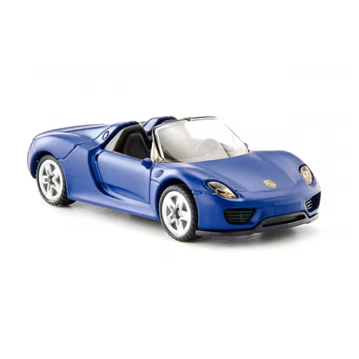Siku Porsche 918 Spyder Coche Deportivo Plata Neumáticos de Alta Velocidad - 1