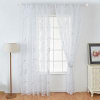 Cortinas De Tulle Blanca Para Sala De Estar Con Patrón De Mármol Oro Y Plata Cortinas Transparentes Para Dormitorio Y Balcón - details 5