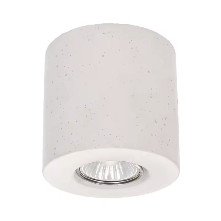 Loco Gila, Cemento, Blanco, 10x10x10 cm - 1